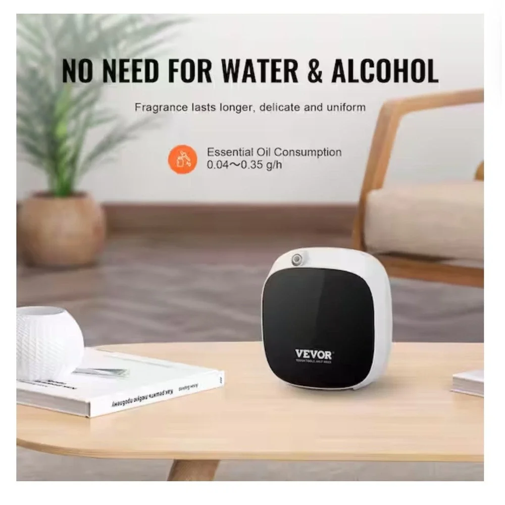 VEVOR Essential Oil Diffuser Waterless Aromatherapy Nebulizing Scent Machine